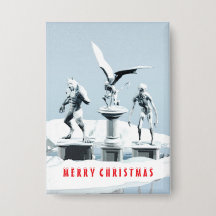Feliz Navidad. Esculturas de hielo monstruosas