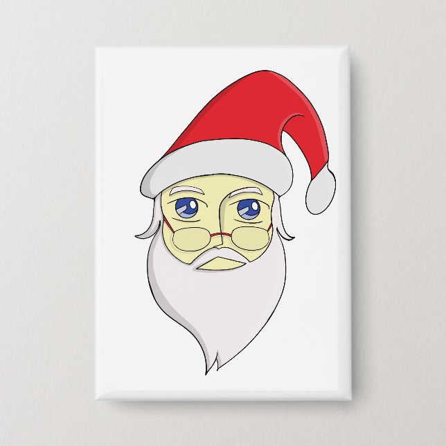 Chapa Feliz Navidad Santa (Anverso)