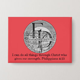 Chapa Femme Delivrance Button