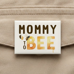 Chapa Fiesta de Bebé Panal de Abeja Bumblebee para Mamá