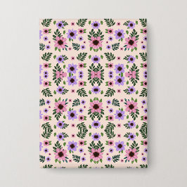 Chapa Floral light switch cover featuring a symmetrical 