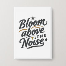 Florece Por Encima Del Ruido | Tipografía Retro In