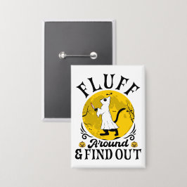 Chapa Fluff por ahí y descubre, asustado gato Halloween