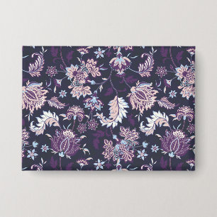 Chapa Fondo púrpura Gran Floral Patrón sin soldadura