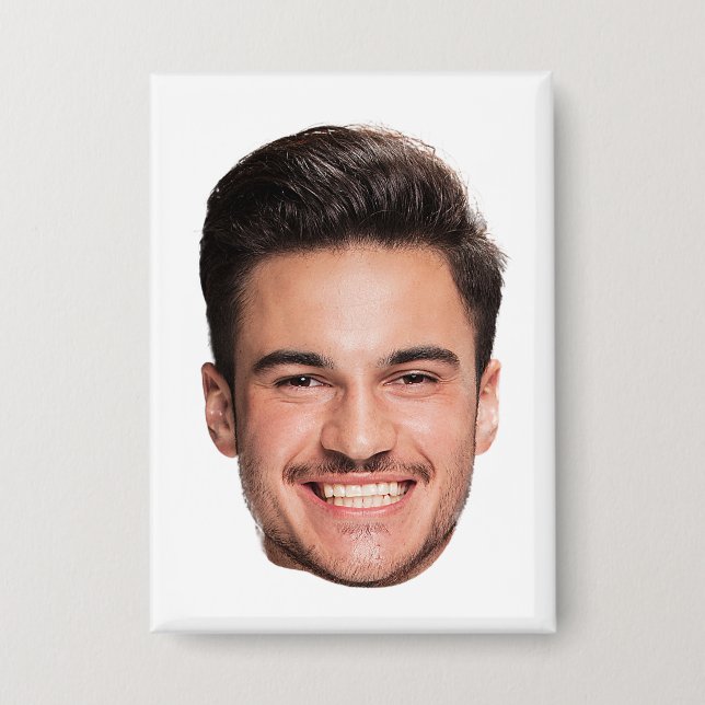 Chapa Foto de Cara Personalizada (Anverso)