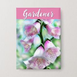 Chapa Foxglove Flowers Floral Pink Garden Personalized