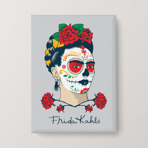 Chapa Frida Kahlo   El Día de los Muertos