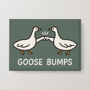 Chapa Funny Goose Bump Personalizado   Fist Bump Geese A