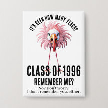 Funny Personalizado Flamingo 30th School Class Reu