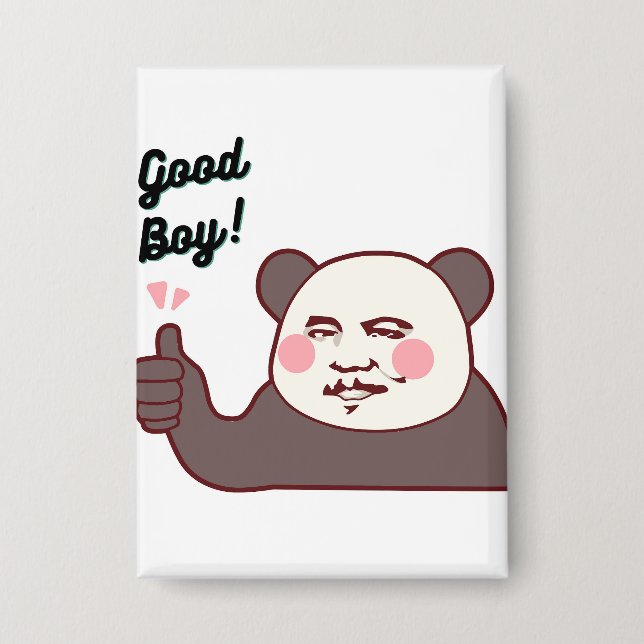 Chapa Funny Thumbs Up Panda Meme (Anverso)