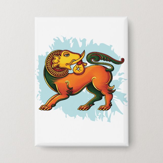 Chapa Gajasinha – Mythical Guardian of Strength (Anverso)