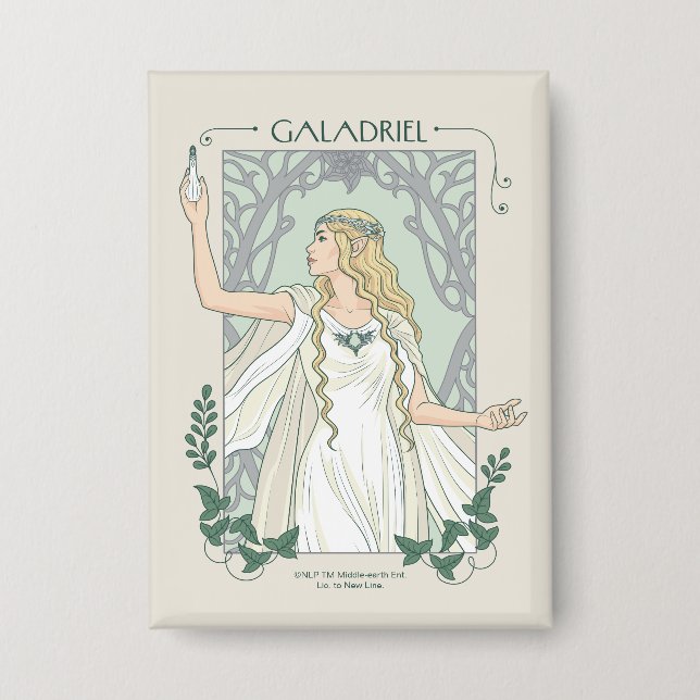 Chapa Galadriel Luz de Valinor Gráfico (Anverso)
