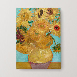 Chapa Girasoles, pintura de naturaleza muerta postimpres