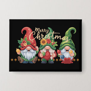Chapa Gnomos de Navidad Gnomos Feliz Navidad Xmas