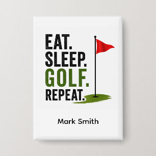 Chapa Golf Comer Dormir Golf Repetir