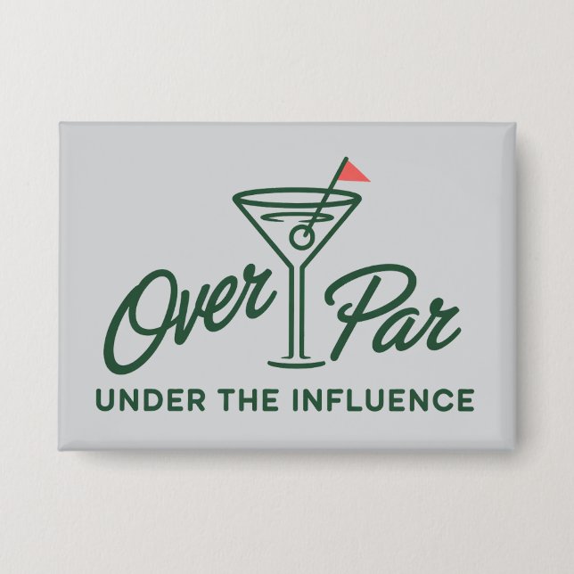Chapa Golfing Gift Over Par And Under The Influence Golf (Anverso)