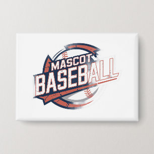 Chapa Gráfico de béisbol de mascota