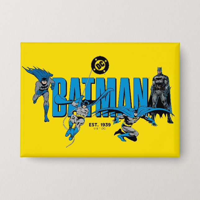 Chapa Gráficos de Batman Leyendas por Siempre (Anverso)