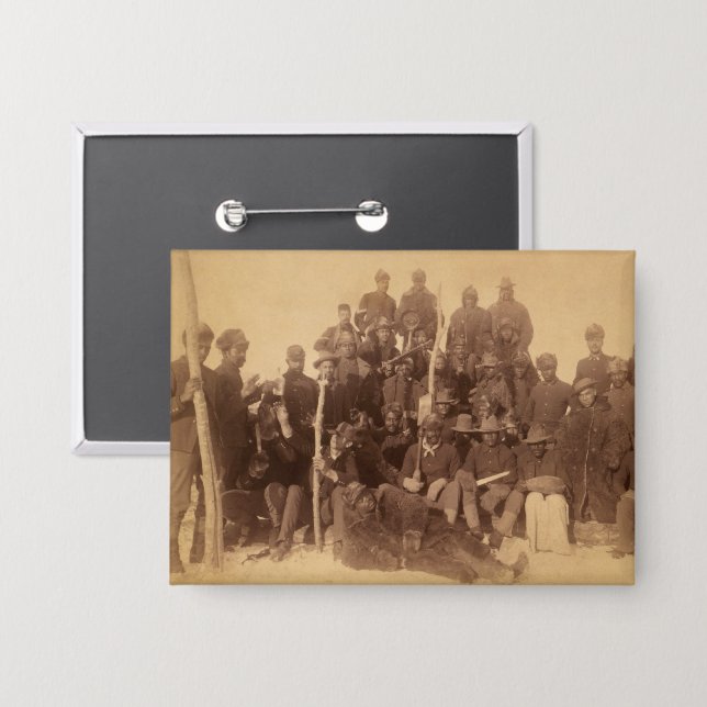 Chapa Guerreros de búfalo: la caballería norteamericana  (Anverso/Reverso)