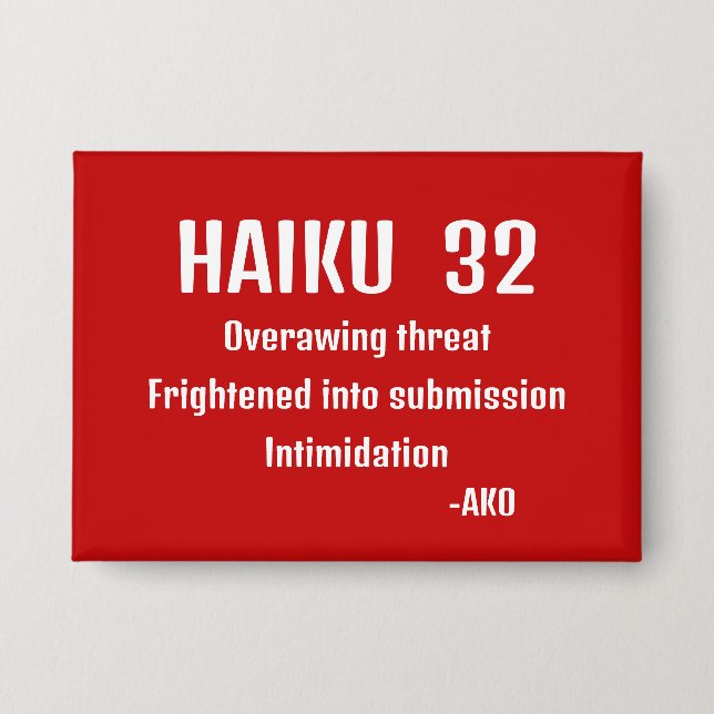 CHAPA HAIKU 32 (Anverso)