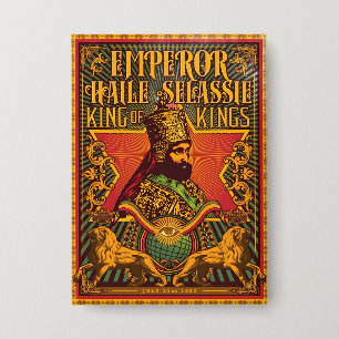 Chapa Haile Selassie I Jah Rastafari Rasta Reggae Raíces