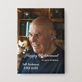 Chapa Happy retirement add name photo years of service r