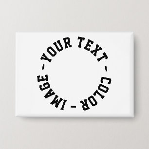 Chapa Hazlo tuyo Rectángulo 3,5" x 2,5"