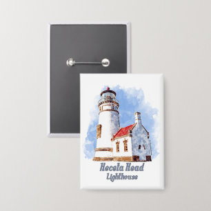 Chapa Heceta Head Lighthouse Watercolor - Oregón