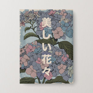 Chapa Hermosas flores japonesas