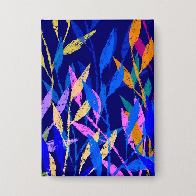 Chapa Hojas vibrantes (Anverso)