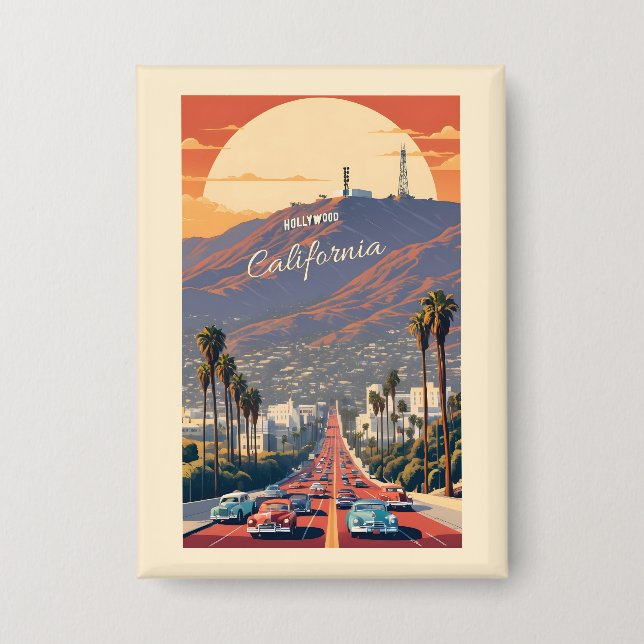 Chapa Hollywood California (Anverso)