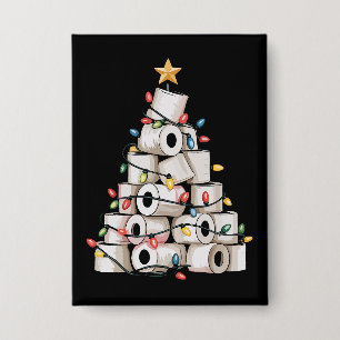Chapa Humor de árbol de papel higiénico en el baño de Na