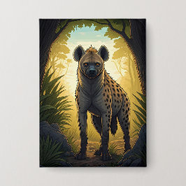 Chapa Hyena in a Forest Clearing