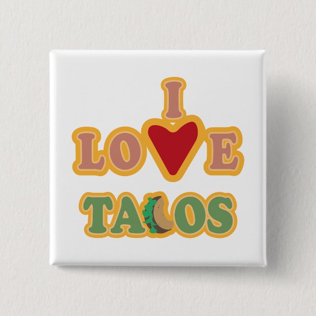 Chapa I Love Tacos (Anverso)
