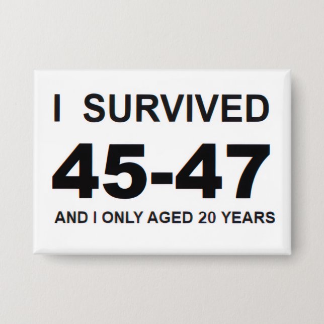 Chapa I Survived 45-47 (Anverso)