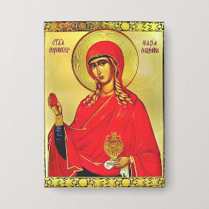Chapa Icono ortodoxo de Santa María Magdalena