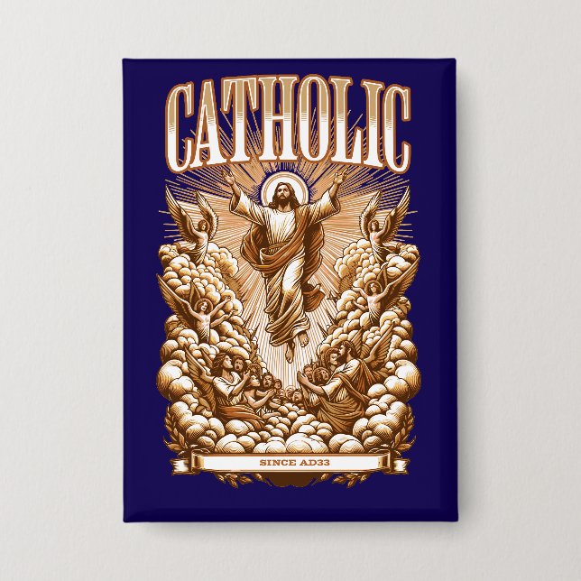 Chapa Iglesia Católica Romana desde AD33 (Anverso)