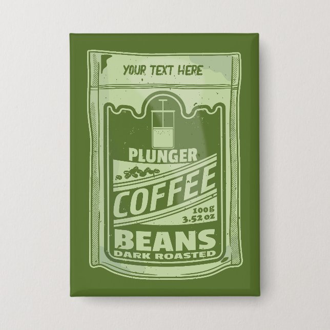 Chapa Ilustracion de empaque de alimentos de café pop de (Anverso)