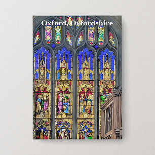 Chapa Impresión de ventana de vidrio manchado gótico