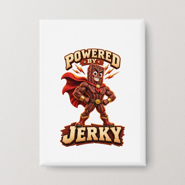 Chapa Impulsado por Jerky Superhero (Anverso)