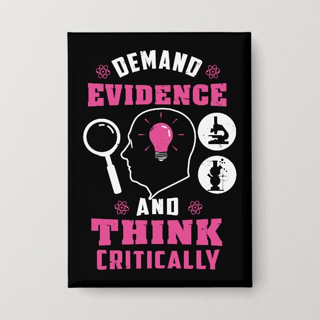 Chapa Investigación de Ciencia Forense Ciencia Friki (Anverso)