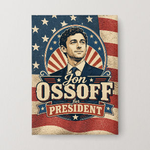 Chapa Jon Ossoff Para Presidente Político