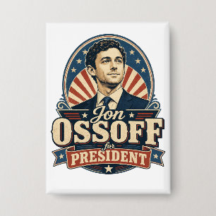 Chapa Jon Ossoff   Para Presidente   Político 