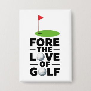 Chapa Jubilación Golf con bandera de golf Pelotas de gol