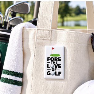 Chapa Jubilación Golf con bandera de golf Pelotas de gol