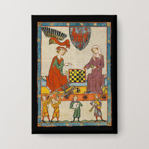 Chapa Juego de Ajedrez Códice Manesse siglo XIV
