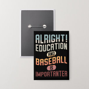 Chapa La Educación Graciosa Y El Béisbol Es Importante R