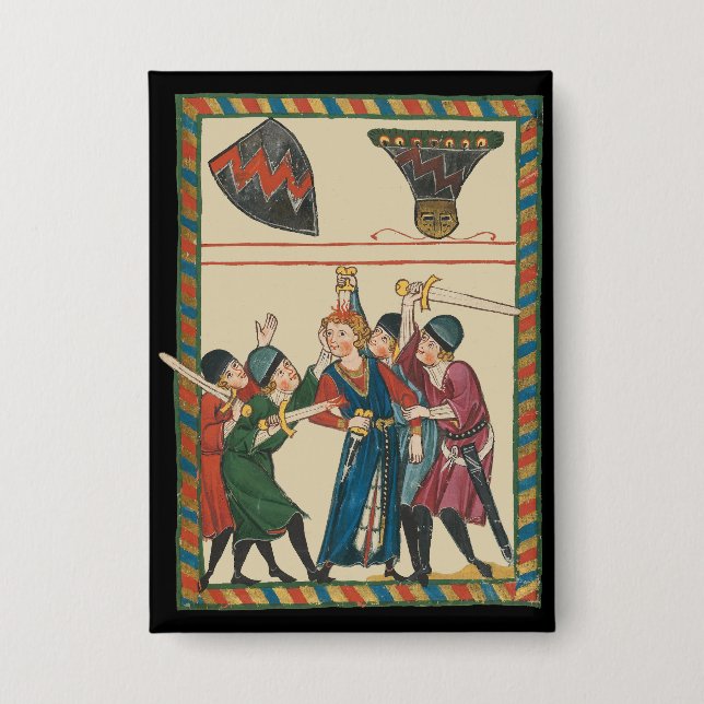 Chapa La Muerte Del Arte Medieval De Reinmar von Brennen (Anverso)