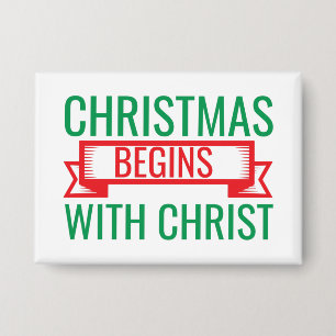 Chapa La Navidad comienza con Cristo-15523