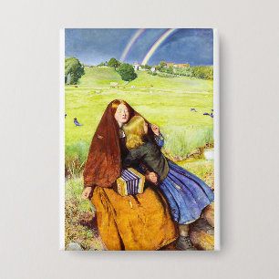 Chapa La niña ciega por John Everett Millais